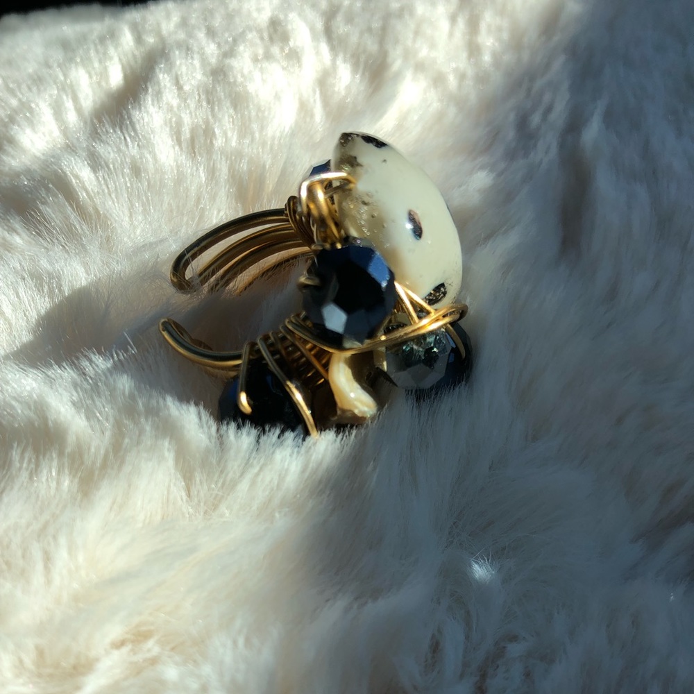 Gemstone Ring. One size fits all. 💍